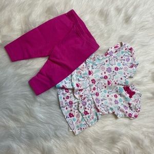 Jersey top and leggings